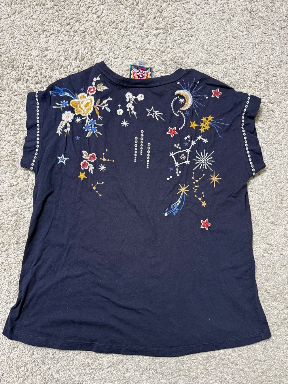 Johnny Was Cyllene Embroidered Top - Size M - Picture 5 of 5